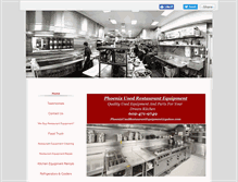 Tablet Screenshot of phoenixusedrestaurantequipment.com